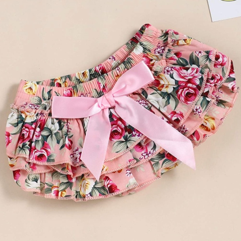 Floral Diaper Cover Bloomer